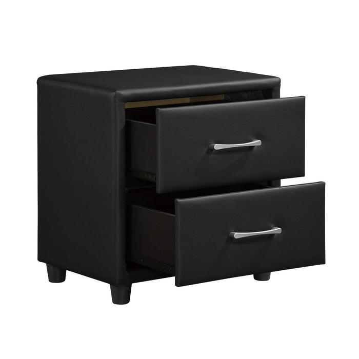 Lorenzen Night Stand Black