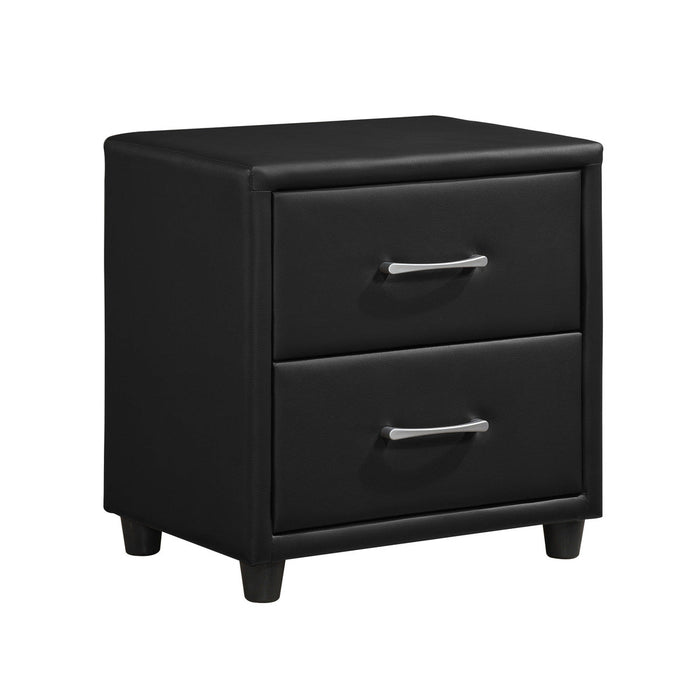 Lorenzen Night Stand Black